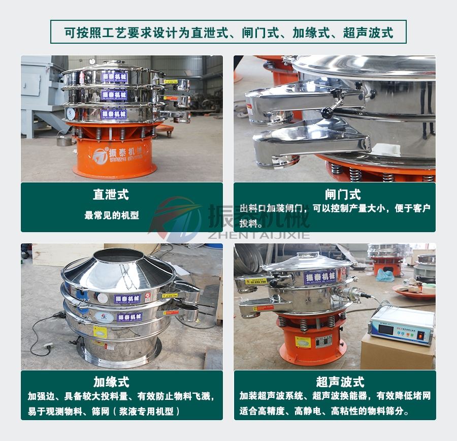 聚葡萄糖振動篩不同設(shè)計款式